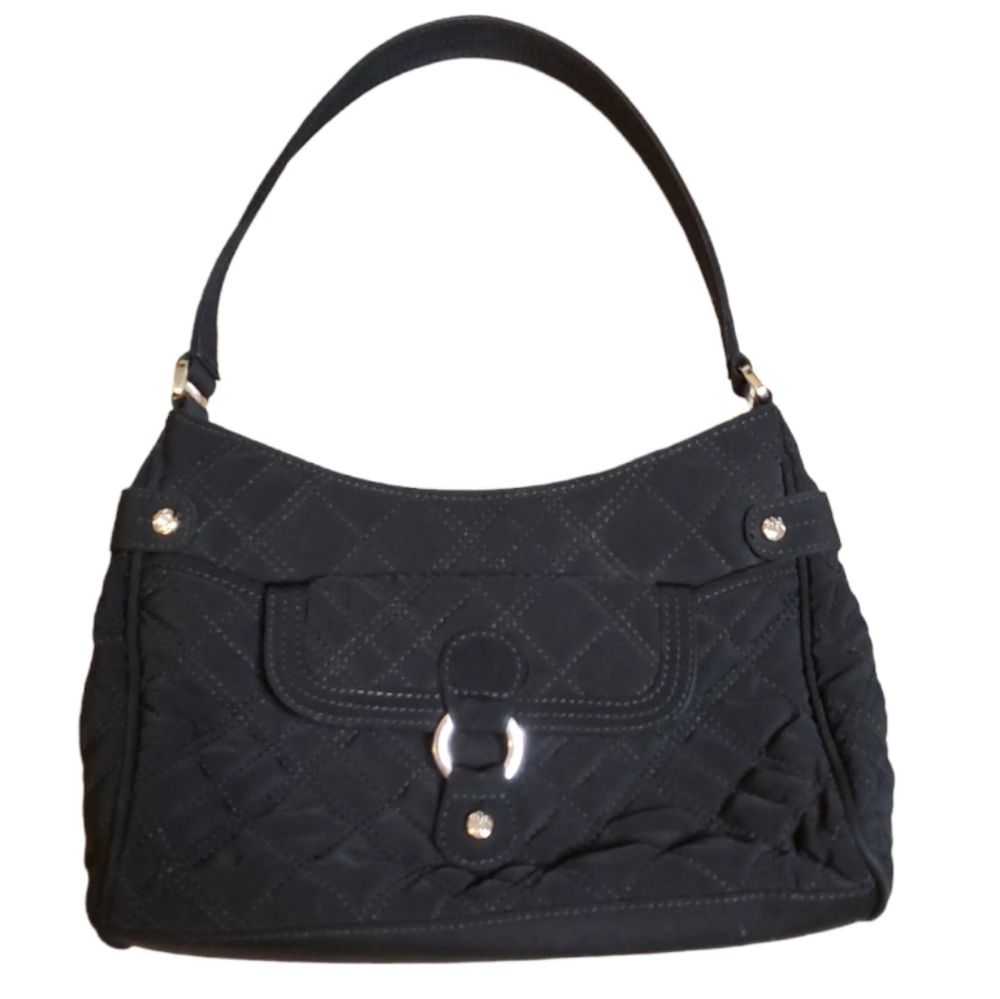 Vera Bradley - Black Quilted Shoulder Bag - LN